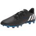 adidas Unisex Edge.4 Flexible Ground Soccer Shoe 10.5 Black/White/Vivid Red