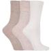 COSHAL 3 Pairs Womens Diabetic Socks wide Honey Comb top soft cuff Ankle Medium-Elastic Grip Soft Toe cosy feel for sensitive feet Legs Non-Binding Circulatory Socks SIZE (4-7) One Size Brown/White ( 3 Pairs ) - Buy Online on GoSupps.com