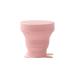 Collapsible Silicone Cup for Home Travel Use Menstrual Cups and Storing Your Diva Cup Foldable Silicone Cup 1 Piece Pink Cup