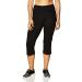 Jockey Women's Activewear Cotton Stretch Flare Capri X-Large Black