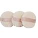 Soft Velor Powder Tackers for Makeup - 8 cm Round Sponges 3-Pack | Ideal for Loose Powder & Foundation | Beige Beauty Tool - Buy Online on GoSupps.com