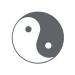 Kanji Yin Yang Dragon Black Temporary Tattoos Set - Pack of 10 - Buy Online on GoSupps.com