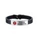 Silicone Medical Alert ID Bracelets Adjustable Sport Emergency Waterproof Type 2 Diabetic Bracelets for Men Women