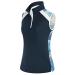 JACK SMITH Womens Polo Shirts Sleeveless Golf Dri Fit Collared Shirts Navy Blue 01 Small