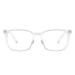 Fuqinqingoz anti-UV computer reader anti-blue light trendy reading glasses glasses flat light mirror for women/men (color: transparent size: +150) +150 transparent