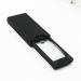 Pull Portable Magnifying Glass 2.5 Times / 45 Times Handheld Reading Magnifier Mini High Power Mirror with LED Light Counterfeit Light Black Made in China