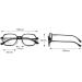Buy Parwana Anti-Eyes Fatigue Glasses - Anti-Blue Light Computer Readers (C5 +250) | HD Flat Light Mirror for Men & Women - International Shipping Available - Buy Online on GoSupps.com