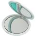 FASHIONCRAFT Magnifying Compact Mirror  Handheld Travel Mirror with 5X Magnification and 1x True View  Perfect for Purse  Pocket and Travel  White (1 Pack) 1 Pack White - Buy Online on GoSupps.com