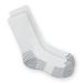 Ecosox Bamboo Viscose Diabetic Non-Binding Crew Socks for Men & Women | Soft Dry Improves Circulation - 3 Pack Large White/Gray-3pk