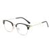 VOOLGA blue light filter glasses metal frame computer glasses pc gaming bluight filter uv blue light blocking glasses anti women men men glasses frame without starch reflective black gold