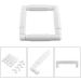 Square Plastic Clip Frame for Embroidery & Cross-Stitch | Universal 43.1x43.1cm Frame for Quilting, Needlepoint & Silk-Painting - Buy Online on GoSupps.com