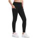 Ewedoos Girls Athletic Leggings with Pockets Kids Yoga Pants Active Leggings for Girls Dance Leggings Athletic Pants Black Girls Athletic Leggings Large