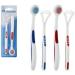 Dental Aesthetics UK Tongue Scraper & Cleaner Brush - Effective Oral Care Tool (Red) - Buy Online on GoSupps.com