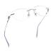 LIFEART Blue Light Blocking glasses computer reading glasses anti -blue rays reducing Eyestrain stylish for men and women 52059_ (purple) 2 x