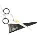 Left Handed Professional Barber Scissors - 6.5 Japanese Super Cobalt Stainless Steel Shears with Adjustment Screw - Buy Online on GoSupps.com