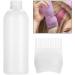 White Brush Bottle with Comb - Professional Hair Color & Dye Applicator for Roots | ZS405 - Buy Online on GoSupps.com