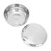 Men's Beard Shaving Bowl | Stainless Steel Soap Foam Cup & Dish with Lid for Perfect Shaving Care - Buy Online on GoSupps.com