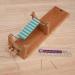 The Beadsmith Little Ricky Beading Loom: Wooden Two-Warp Loom for Necklace and Bracelet Designs - Buy Online on GoSupps.com