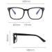 Blue Light Blocking Reading Glasses for Men & Women - +350 Clear Vision Eyewear - Buy Online on GoSupps.com