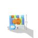 Luvable Friends Unisex Baby Cotton Rich Washcloths - Blue Solid - One Size - Buy Online on GoSupps.com