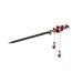Chinese Hair Sticks 3 Pieces Vintage Flower Hairpins Wooden Hair Accessories with Tassel for Women Hair Styling Random Style