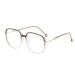 Frequently K Reading Glasses Dual Focus Reading Glasse Women's Portable Fashion Anti-Blue Light Reading Glasses +3.00 Dark Brown