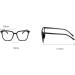 Zhuyiqz Large Square Anti-Blue Light Reading Glasses +250 - Fatigue Relief Presbyopia Glasses (Gray) - International Shipping Available - Buy Online on GoSupps.com