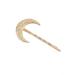 Tgirls Fashion Crescent Moon Hair Clips - Gold Hair Accessories for Women and Girls - Buy Online on GoSupps.com