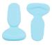 Heel Cushion Pads Anti-wear Foot Shock Absorption Heel Protectors Adult Soft Daily for Spurs and Heel Blister Prevention(Blue Medium)