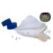 Set of 10 Organic Cotton Facial Cleansing Cloths - Reusable & Washable Makeup Remover Wipes for Gentle Exfoliation - Soft Muslin Face Cloth for a Refreshed Skin Routine - Buy Online on GoSupps.com