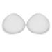 Light touch breast shape set with 2 cotton breast prostheses for mastectomy relaxation inserts for mastectomy bras white/opulent garden XL