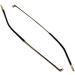 Epasha ironing glasses spare bracket frame glasses arm bone glass replacement accessories 1 pair of vintage metal frame spare bars for glasses gold
