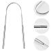 Premium Surgical Stainless Steel Tongue Scraper | 2-Pack Professional Tongue Brush for Healthy Oral Care & Fresh Breath - Buy Online on GoSupps.com