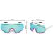 Buy Phieres Sharkbiteph Origin Sports Glasses - Unisex Eco-Friendly TPU Frame Polarized UV400 Protection - MTT WHT PINK / ICE Blue - Buy Online on GoSupps.com