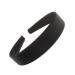 2.5cm (1") Black Satin Covered Plastic Alice Band Hair Band Headband No Teeth for Women Girls by Glitz4Girlz