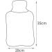 MAIES Hot Water Bottle with Removable Knitted Cover - Large Washable & Cold-Proof for Winter Comfort | International Shipping Available - Buy Online on GoSupps.com