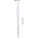150 PCS Plastic Knives Disposable Plastic Utensils Disposable Knives Heavy Duty Knives Disposable Plastic Cutlery for Dinners Buffets Take-Out Catering Food Services(White) - Buy Online on GoSupps.com