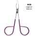 Professional Scissor Tweezers for Precision Hair Removal and Blackhead Extraction - Less Pain, Silver & Purple, Easy Scissor Handle - Expert Tools, Made in Mexico - Buy Online on GoSupps.com