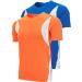 Athletic Shirts for Men Dry Fit T-Shirts-Men's Moisture Wicking Workout Shirts for Men Gym Performance Shirt 1&2 Pack Royal/Orange X-Large
