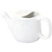 Ancient Impex Ceramic Neti Pot for Sinus Spill Proof Premium Grade Dishwasher Safe with 5 sachets Neti Salt Holds 400 Ml. Water - White Crackle - Buy Online on GoSupps.com