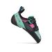 SCARPA Women's Vapor V Rock Climbing Shoes for Sport Climbing and Bouldering - Low-Volume, Women's Specific Fit Dahlia/Aqua 7-7.5 Women/6-6.5 Men