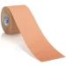 CureTape Classic Beige Waterproof Kinesiology Tape | Best Adhesion K-Tape for Sports & Medical Use - Buy Online on GoSupps.com