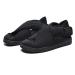 JCJNSL Diabetic Sandals Adjustable Closure Swollen Slippers Extra Wide Orthopedic Footwear Anti Slip Rubber Sole for Swollen Arthritic Feet Hallux Valgus Black 37 37 Black