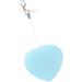 LOGOFUN Heart Shaped Lens Cleaner - Portable Adorable Screen Wipe & Bag Pendant - Blue - International Shipping Available - Buy Online on GoSupps.com
