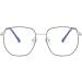 PARWANA Retro Blue Light Blocking Reading Glasses | Oversized Square Computer Readers | Clear Vision +350 | Black-Silver - Buy Online on GoSupps.com