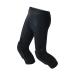 Homeo Basketball Leggings with Knee Pads for Kids Youth 3/4 Capri Leggings Compression Pants for Boys Black Small