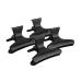 12PCS Black Hair Claw Clips - Non Slip Butterfly Hair Clamps for Hair Styling - Salon Section Clips for Hairdressers - Hairdressing Hair Accessories - Buy Online on GoSupps.com