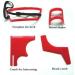 Beard Hairline Template Kit Professional 4-Piece Set for Beard and Hairline Shaping Beard Trimming Tool Facial Hair Outline Shaper Beard Hair Grooming Stencil Styling Guide for Men Styling & Haircut - Buy Online on GoSupps.com