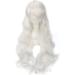 YEESHEDO 32 Long Wavy Curly Hair Cosplay Wig with Bangs - White | Heat Resistant Synthetic Wig for Women & Girls | Party Costume Anime Halloween - Buy Online on GoSupps.com