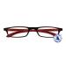 I NEED YOU reading glasses Zipper Selection SPH: 1.50 Color: black-red 1 piece